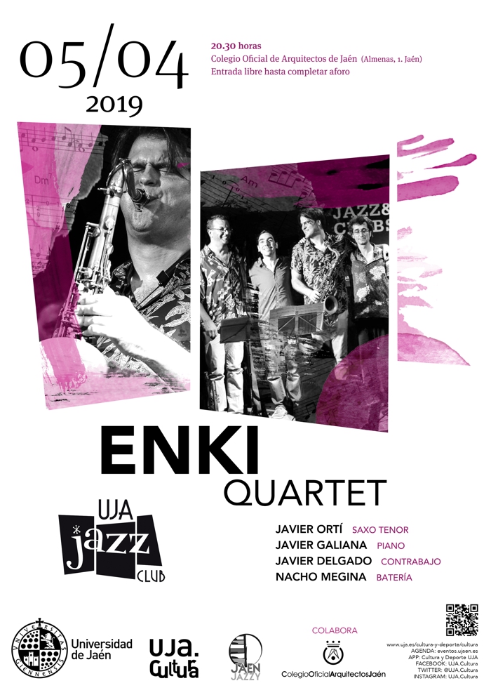 Club de Jazz UJA 'Enki Quartet'.