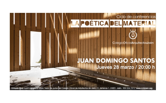 Ciclo de Conferencias 'La Poética del Material' _ Juan Domingo Santos